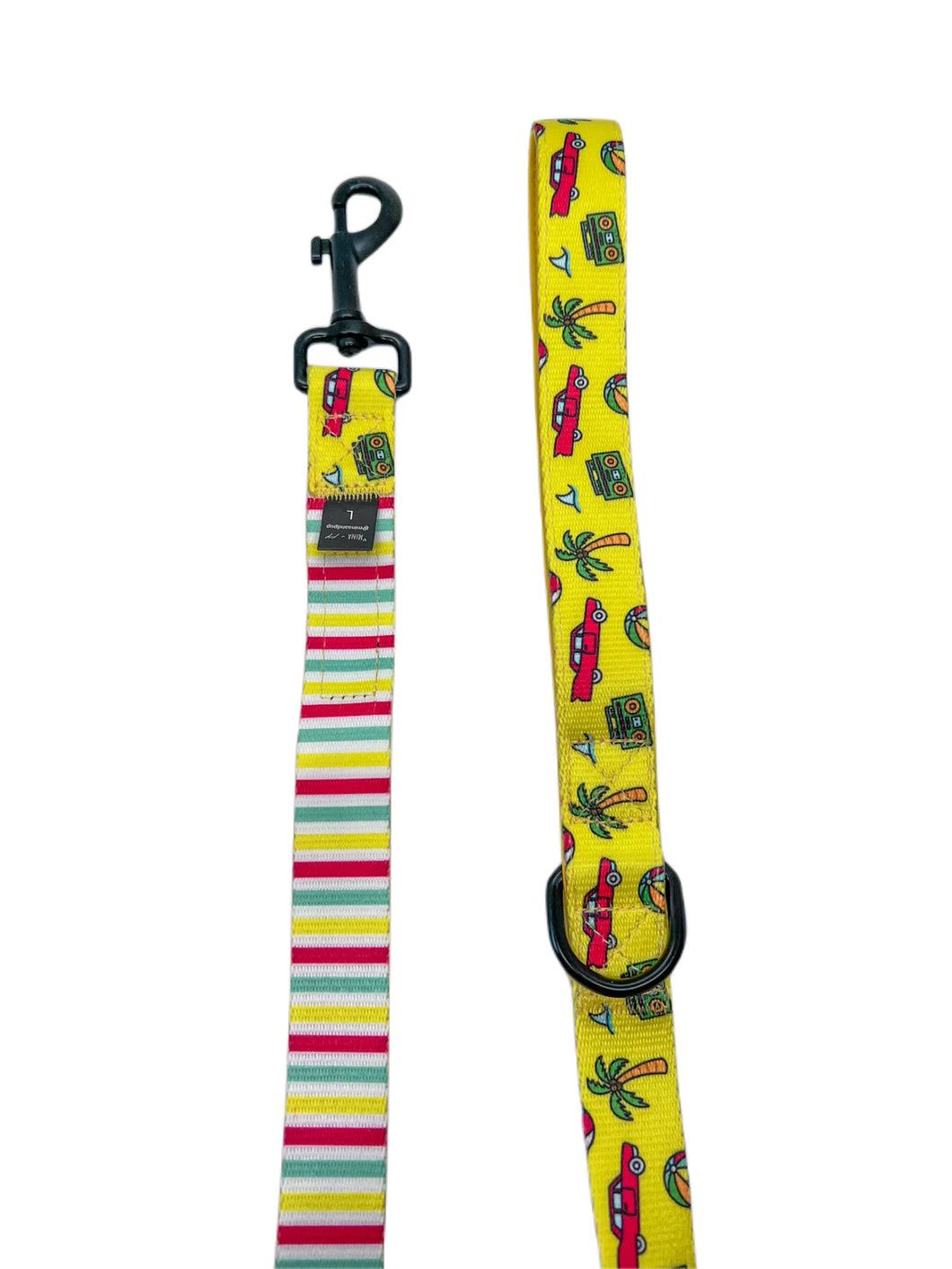 Beach Bum Collection 5 Foot Comfort Leash With Two Prints in One
