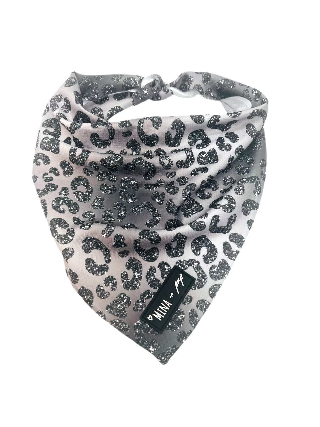 YOU’RE SO GLAM SILVER OMBRE DOG CAT COOLING BANDANA