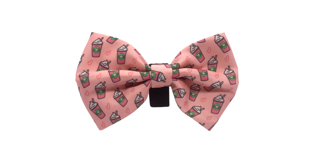Pupshake Pink Bow Tie